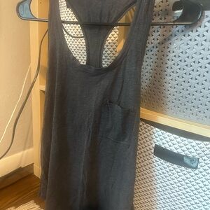 Lululemon Athletica Charcoal Tank Top